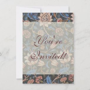 William Morris Evenlode Textile Blommigt Art Inbjudningar