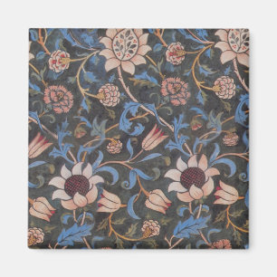 William Morris Evenlode Textile Blommigt Art Magnet