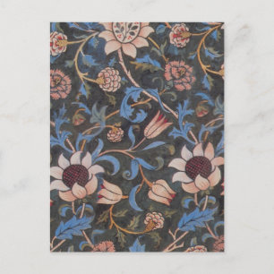 William Morris Evenlode Textile Blommigt Art Vykort