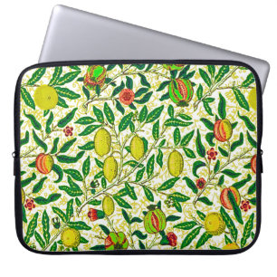 William Morris Exotic Fruit, Lemon Gult Laptop Fodral