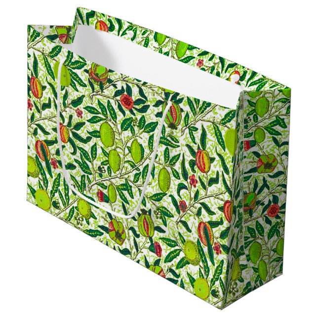William Morris Exotic Fruit, Lime Green (Framsidan Vinklad)