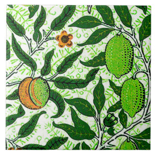 William Morris exotisk frukt, limefruktgrönt Kakelplatta