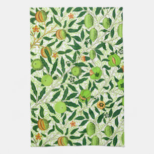 William Morris exotisk frukt, limefruktgrönt Kökshandduk