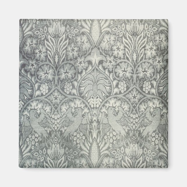 William Morris Fabric Design Greeting Card Magnet (Framsidan)