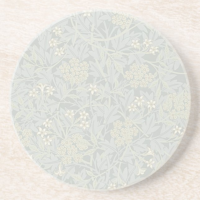William Morris Faded Jasmine Sandstone Coaster Underlägg (Framsidan)