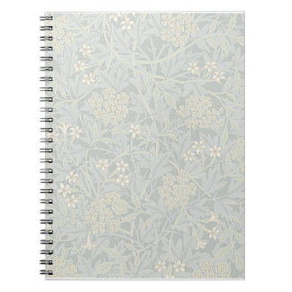 William Morris Faded Jasmine Spiral Notebook Anteckningsbok