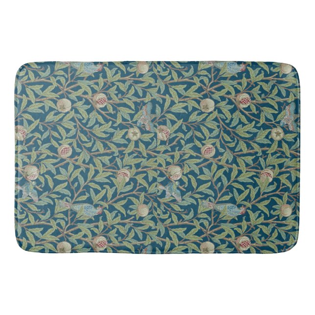 William Morris "Fågel och granatäpple"  Badrumsmatta (Framsidan)