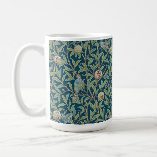 William Morris "Fågel och granatäpple"  Kaffemugg (Vänster)
