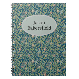 William Morris "Fågel och granatapple" Personlig Anteckningsbok