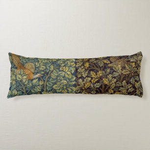 William Morris Fasan Fågel Träd Blomma Kroppskudde