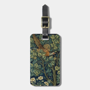 William Morris Fasan Fågel Träd Skogsmark Bagagebricka