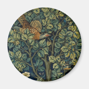William Morris Fasan Fågel Träd Skogsmark Magnet