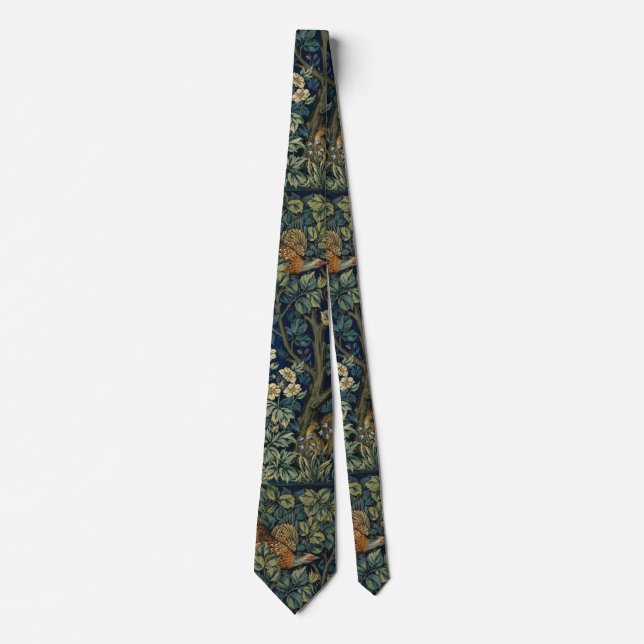 William Morris Fasan Fågel Träd Skogsmark Slips (Framsida)