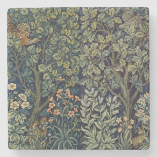 William Morris Fasan Fågel Träd Skogsmark Stenunderlägg