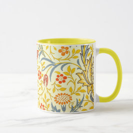 William Morris Flora Blommigt Tapet Mönster Mugg