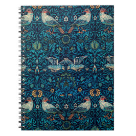 William Morris - Flowers & Birds Mönster Anteckningsbok