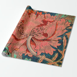 William Morris FLOWERS GIFT WRAPPING Presentpapper