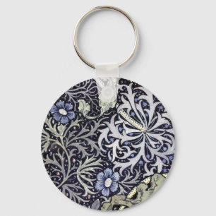 William Morris - Flowers Nyckelring