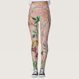 William Morris FLOWERS OCH BUTTERFLIES Leggings