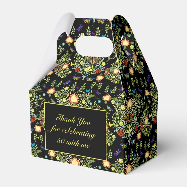 William Morris Födelsedagsfest Favor Presentaskar (Framsidan Sidan)