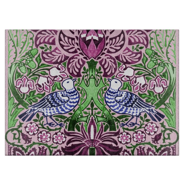 William Morris Folk Art Birds Flowers Acorns (Framsidan)