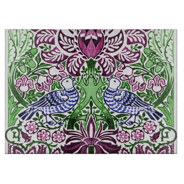 William Morris Folk Art Birds Flowers Acorns (Framsidan)