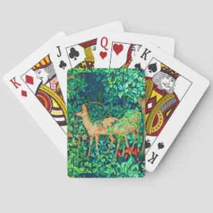 William Morris Forest Hjort Tapestry Skriv ut Casinokort
