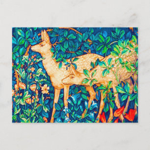 William Morris Forest Hjort Tapestry Skriv ut Vykort