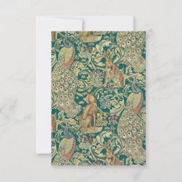William Morris "Forest" - Platt tack - ditt kort