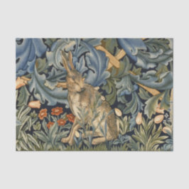 William Morris Forest Rabbit Blommigt Art nouveau