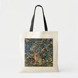 William Morris Forest Rabbit Blommigt Art nouveau Tygkasse