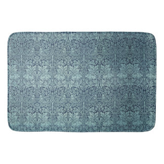 William Morris Forest Rabbits Birds Flowers Blue Badrumsmatta