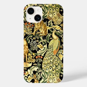 William Morris Forest Tapestry Fox Hare Peacock