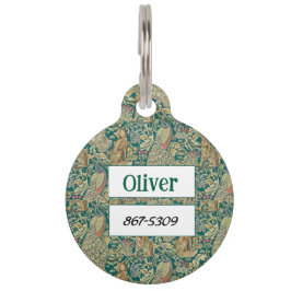 William Morris Forest Victorian Personalized Djurbricka