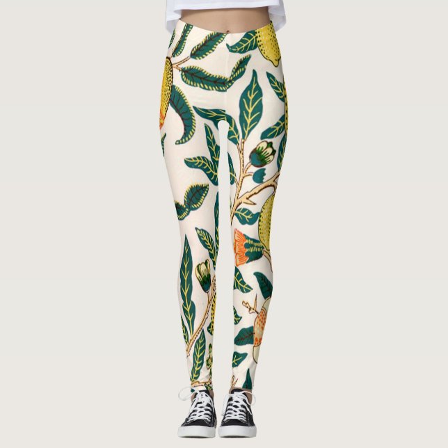 William Morris Fruit and Pomegranate Leggings (Framsida)