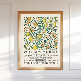 William Morris Fruit eller Pomegranate Lemons Träd Poster