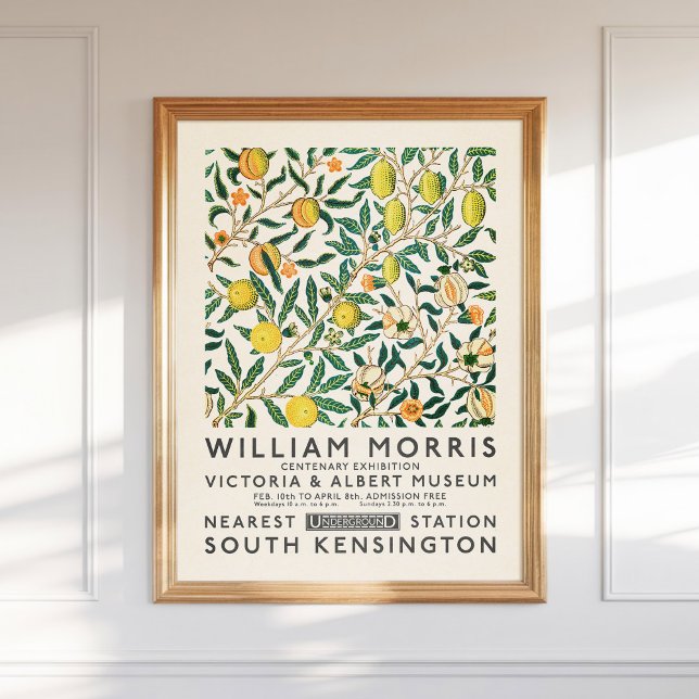 William Morris Fruit eller Pomegranate Lemons Träd Poster (Skapare uppladdad)