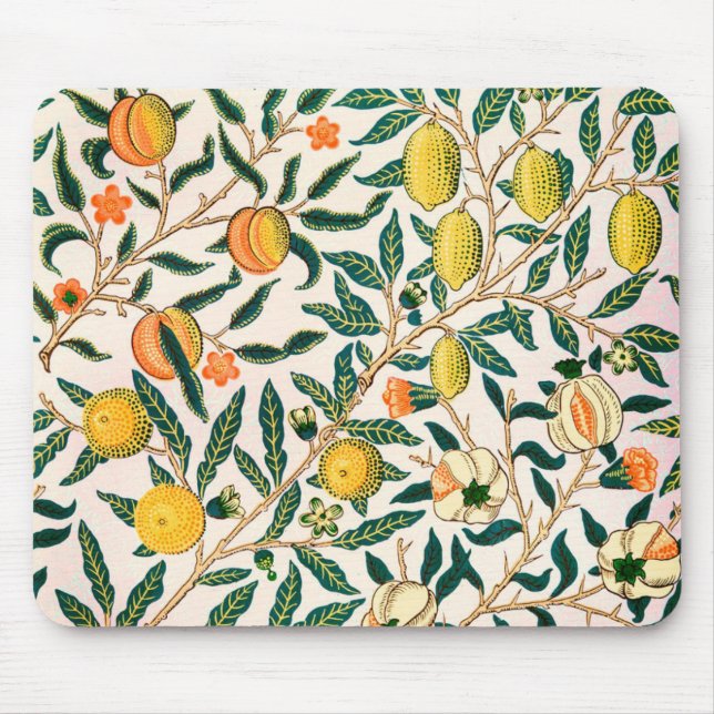 WILLIAM MORRIS "FRUIT ELLER POMEGRANATE MUSPAD" MUSMATTA (Framsidan)
