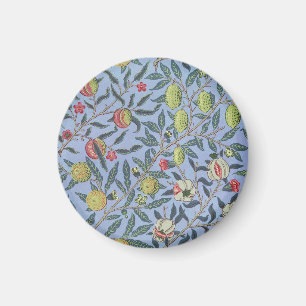 William Morris Fruit Granatäpple Blå Ornament Magnet