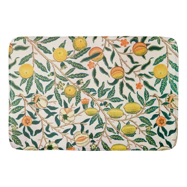William Morris Fruit Granatäpple Vintage  Badrumsmatta (Framsidan)