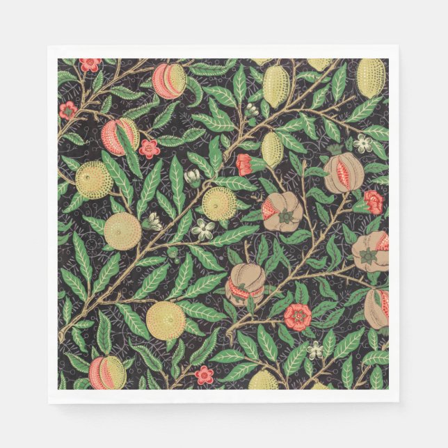 William Morris, Fruit Mönster, Pappersservett (Framsidan)