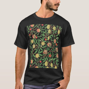 William Morris Fruit Pomegranate Blommönster T Shirt