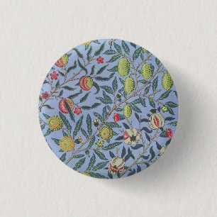 William Morris Fruit Pomegranate Blue Ornament Knapp