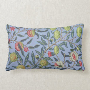 William Morris Fruit Pomegranate Blue Ornament Lumbarkudde