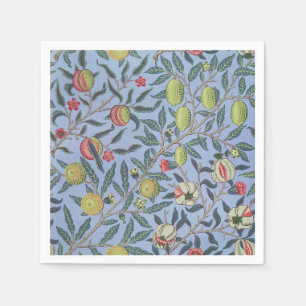 William Morris Fruit Pomegranate Blue Ornament Pappersservett