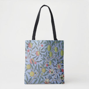 William Morris Fruit Pomegranate Blue Ornament Tygkasse
