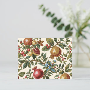 William Morris Fruit Pomegranate mönster Vykort