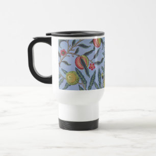 William Morris frukt Granatäpple Blå Ornament Resemugg