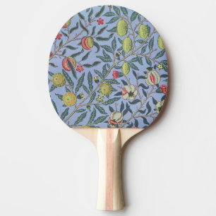 William Morris frukt granatäpple blå prydnad Pingisracket