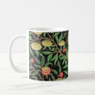 William Morris frukt granatäpple blommönster Kaffemugg